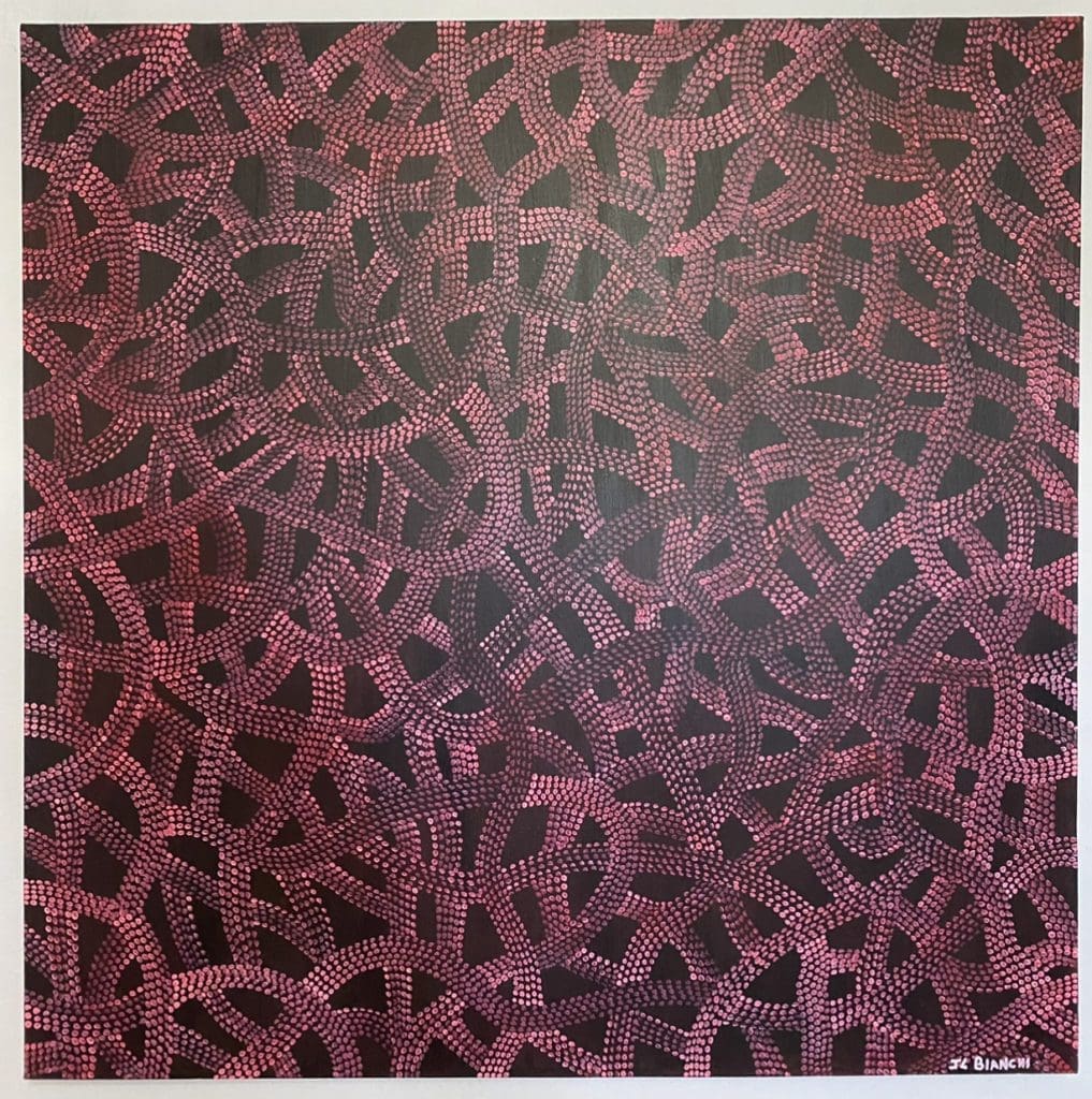 Sorrow 02. Acrylic on canvas. 90X90cm