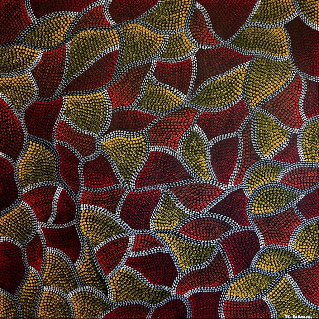 In my heart 08. Acrylic on canvas. 80X80cm